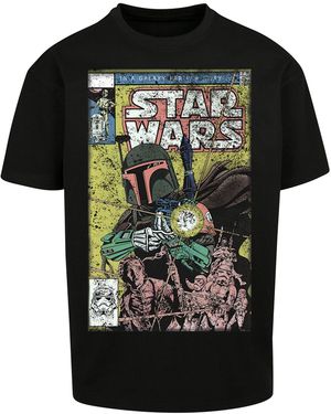 F4NT4STIC T-Shirt Star Wars Boba Fett Comic - Schwarz