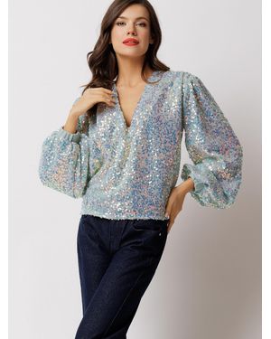 Couture De Marie Bluse Solne - Blau