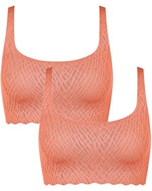Sloggi Bustier Zero Feel Bliss Top - Pink