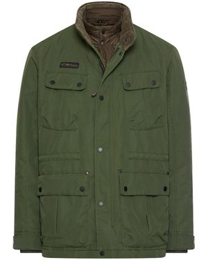 Camel Active Field Jacket Mit Verstellbarem Bund - Grün