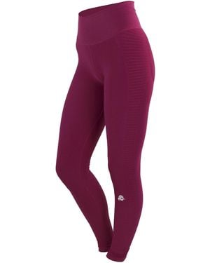 GUGGEN Mountain Leggings Damenleggings Seamless Ll77 Leggings - Lila