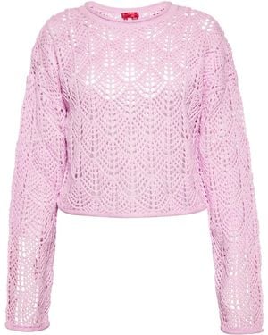 swirly Pullover - Pink