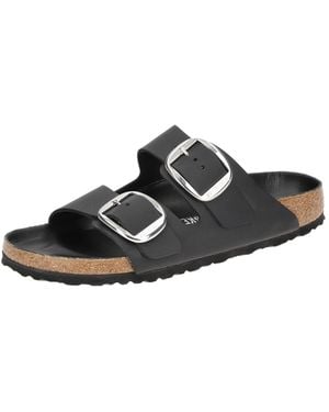 Birkenstock Pantolette Arizona Big Buckle Pantolette Normal-Weit 1011074 - Schwarz