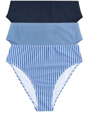 The Set Bikinihose - Blau