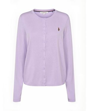 U.S. POLO ASSN. Cardigan Uwkimmi - Lila