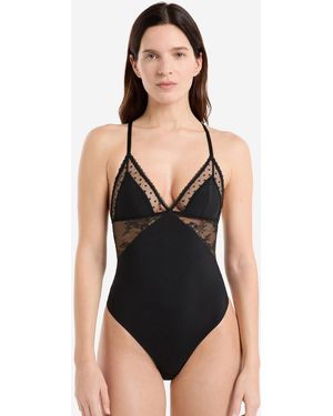 Etam Body Plume - Schwarz