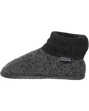 Gottstein Hausschuh Wool Venture High - Schwarz