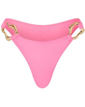 Moda Minx Bikinihose Irregular Hoop - Pink