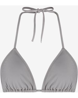 Wallien Bikinitop Triangle - Grau