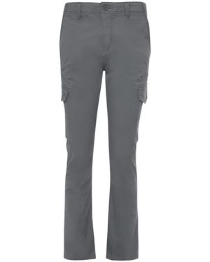 Threadbare Lange Cargohose Battle Drill - Grau