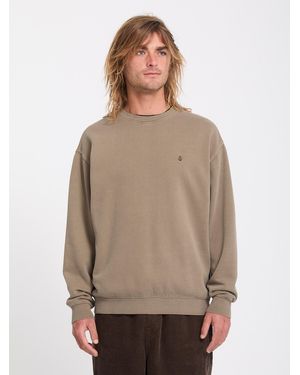 Volcom Sweatshirt Single Stone - Natur