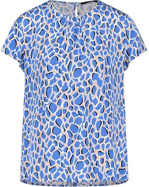 Taifun Bluse - Blau