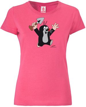 Logoshirt T-Shirt 'Der Kleine Maulwurf' - Pink