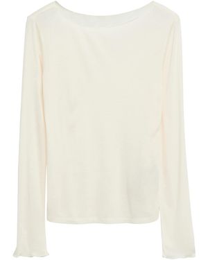 Comma, T-Shirt - Weiß