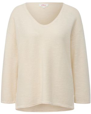 S.oliver Pullover - Weiß