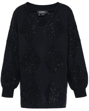 usha BLACK LABEL Pullover - Blau