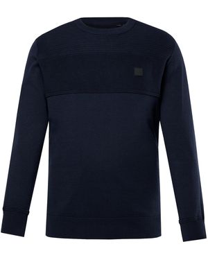 Men Plus Pullover - Blau