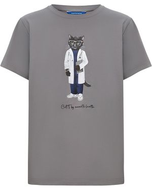 Cat e Lolette Shirt Doctor Cat - Grau
