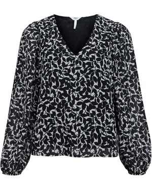 Object Bluse 'Objmila' - Schwarz
