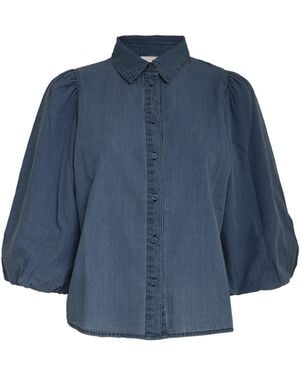 Peppercorn Bluse Nuisa - Blau