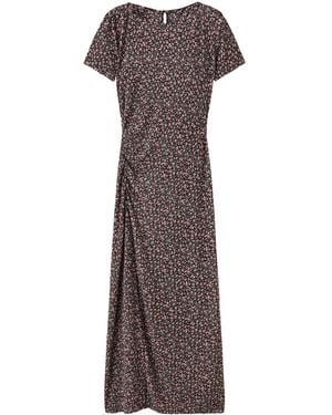 Mango Kleid Pom - Braun