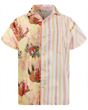 King Kameha Shirt Stripes - Pink
