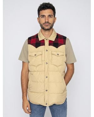 Penfield Weste Rockford Primaloft Vest Star Fish - Natur