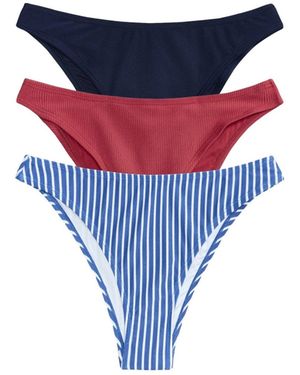The Set Bikinihose - Blau