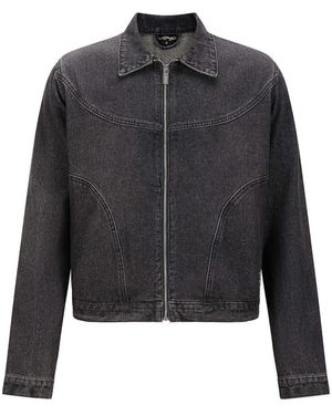 Ed Hardy Übergangsjacke Flammender Schädel - Schwarz