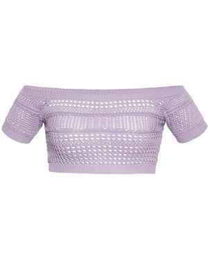 swirly Pullover - Lila