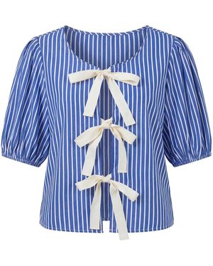 usha BLUE LABEL Bluse - Blau