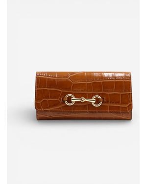 CHEVAL FIRENZE Portemonnaie Grant Croc - Braun