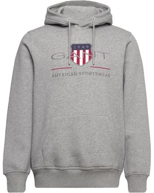 GANT Sweatshirt Reg Archive Shield - Grau