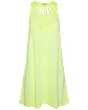 SOCCX Kurzes Sommerkleid Mit Rücken-Detail - Grün