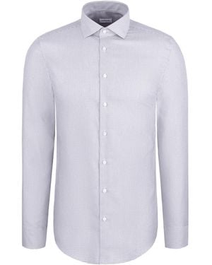 Seidensticker Hemd Schwarze Rose - Weiß