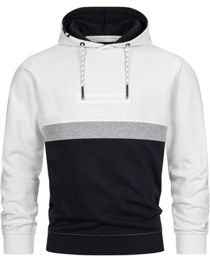 INDICODE Sweatshirt Magnus - Weiß