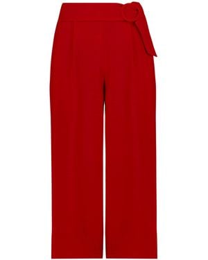 Zero Culotte Mit Weitem Bein - Rot