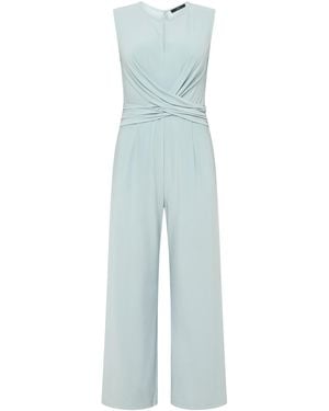 Zero Jumpsuit Mit Wickeloptik - Blau