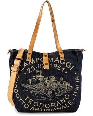 Campomaggi Shopper Manici - Schwarz