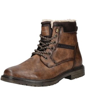 Tom Tailor Schnürstiefel - Braun