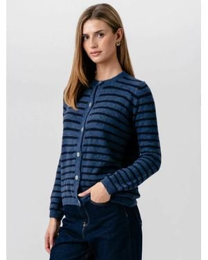 TeeShoppen Pullover Crizette Striped - Blau