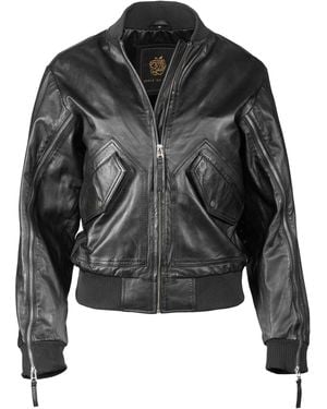 Apple Of Eden Lederjacke Aoe-143 - Schwarz