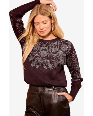 Love & Roses Pullover Christmas - Rot