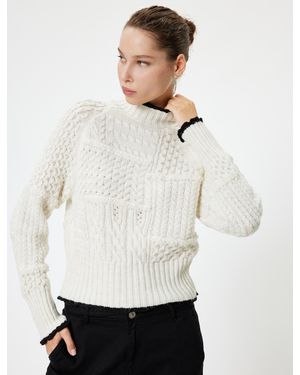 Koton Pullover - Weiß