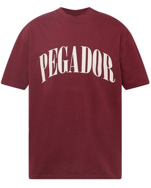PEGADOR Pegador t-shirt 'cali' - Rot