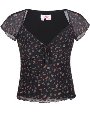 myMo Bluse - Schwarz