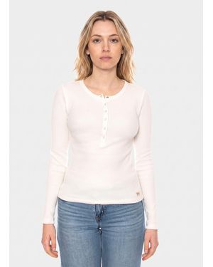 Levi's Levis Shirt Dry Goods Henley Waffle - Weiß
