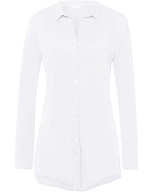 Hanro Nachthemd Cotton Deluxe - Weiß