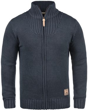 Solid Strickjacke Poul - Blau