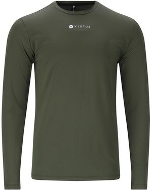 Virtus Langarmshirt Roger V2 - Grün